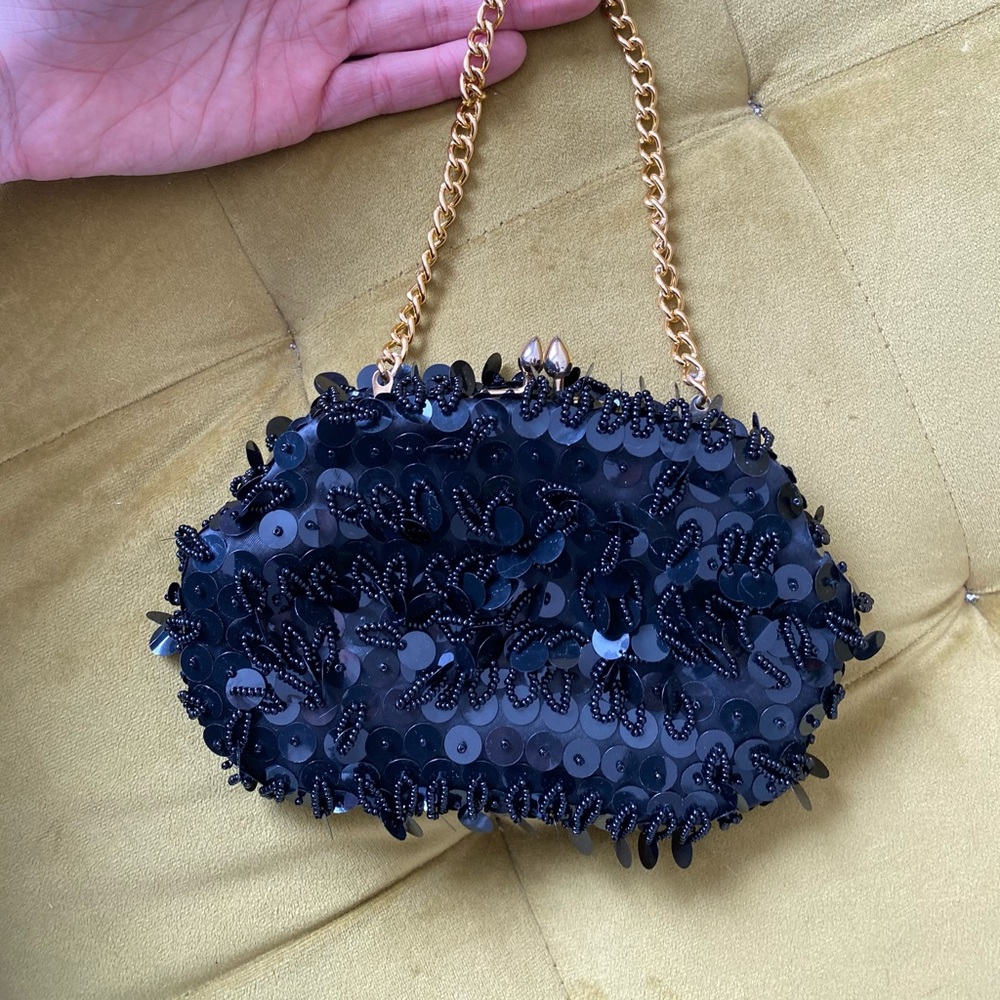Black formal clutch/purse